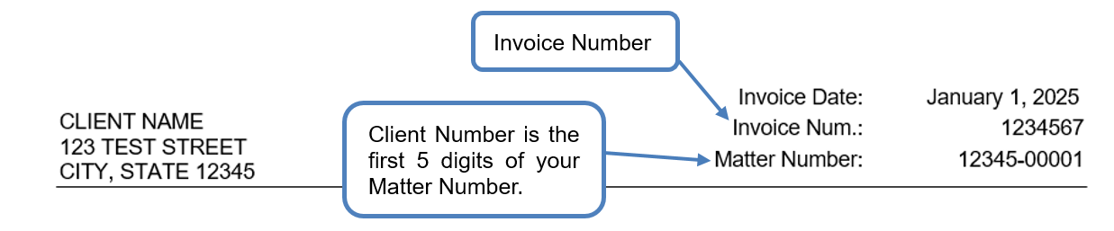 Payment Portal Invoice Explanation